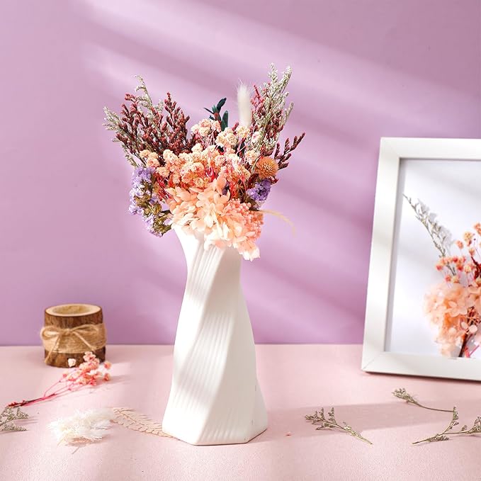 Real Dried Flowers, Natural Dry Flowers Mixed Natural Pressed Flowers Flores Secas Dried Florals for Crafts,Resin,Candle Making (Multicolor 2)