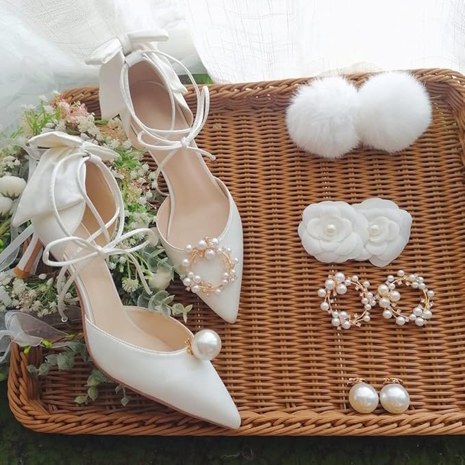 50pcs 20mm Pearl Beads Ivory Round Pearls Acrylic Beads for Jewelry Making DIY Craft Bracelets Necklaces Earrings Vase Fillers Home Wedding Decoration