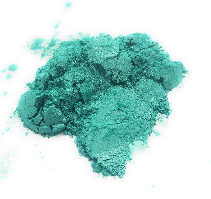 Pearl Mica Powder Pigment Dye - 500 grams (1.1 lbs) - Best Bulk Price for Fine Arts, Crafting, Painting, Bath bomb Soap Candle Slime Jewelry Making, Epoxy Resin, Woodworking (Green AG22)