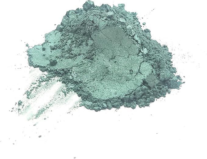 Pearl Mica Powder Pigment Dye - 500 grams (1.1 lbs) - Best Bulk Price for Fine Arts, Crafting, Painting, Bath bomb Soap Candle Slime Jewelry Making, Epoxy Resin, Woodworking (Green AG24)