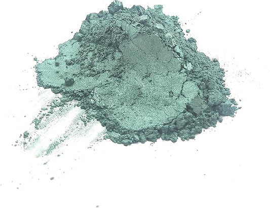 Pearl Mica Powder Pigment Dye - 500 grams (1.1 lbs) - Best Bulk Price for Fine Arts, Crafting, Painting, Bath bomb Soap Candle Slime Jewelry Making, Epoxy Resin, Woodworking (Green AG24)
