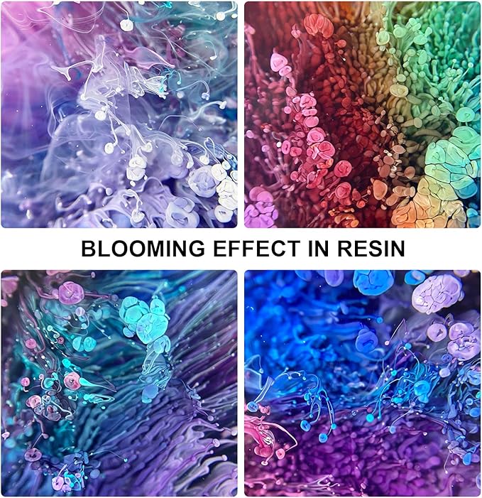 Alcohol Ink for Epoxy Resin LET'S RESIN Concentrated Alcohol Ink Set, 26 Vibrant Colors Alcohol-Based Resin Ink,Alcohol Paint Resin Dye for Resin Art, Tumblers, Resin Epoxy(Each 0.35oz)