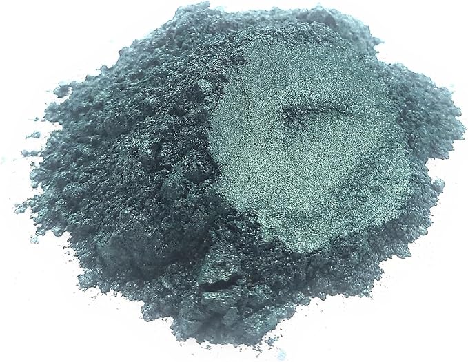 Pearl Mica Powder Pigment Dye - 500 grams (1.1 lbs) - Best Bulk Price for Fine Arts, Crafting, Painting, Bath bomb Soap Candle Slime Jewelry Making, Epoxy Resin, Woodworking (Green AG06)