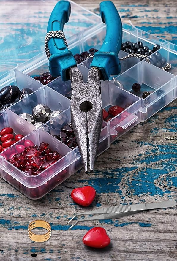 50 Feet Stainless Steel Chains for Jewelry Making, Anezus Jewelry Chain Bulk Small Metal Chains with 100 Jump Rings 30 Lobster Clasps for Necklace Making Bracelet DIY