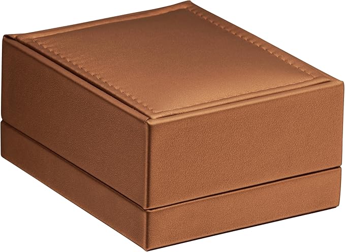 Luxury Leather Jewelry Gift Box - Premium Necklace Box & Earring Display Case for Women & Men - Universal Necklace Holder & Earring Box, Ideal for Earrings Pendants Hoops & Necklace by AllurePack