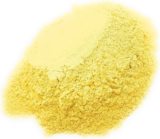 Pearl Mica Powder Pigment Dye - 500 Grams (1.1 lbs) - Best Bulk Price for Fine Arts, Crafting, Painting, Soap Candle Slime Jewelry Making, Epoxy Resin (Yellow AY04)
