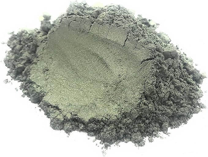 Pearl Mica Powder Pigment Dye - 500 grams (1.1 lbs) - Best Bulk Price for Fine Arts, Crafting, Painting, Bath bomb Soap Candle Slime Jewelry Making, Epoxy Resin, Woodworking (Green AG03)