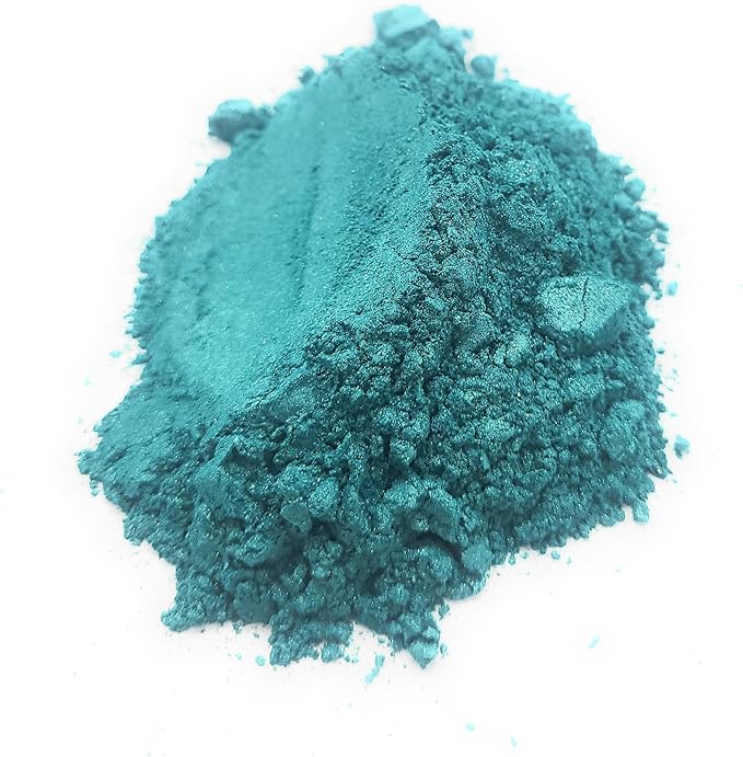 Pearl Mica Powder Pigment Dye - 500 grams (1.1 lbs) - Best Bulk Price for Fine Arts, Crafting, Painting, Bath bomb Soap Candle Slime Jewelry Making, Epoxy Resin, Woodworking (Green AG02)