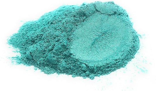 Pearl Mica Powder Pigment Dye - 500 grams (1.1 lbs) - Best Bulk Price for Fine Arts, Crafting, Painting, Bath bomb Soap Candle Slime Jewelry Making, Epoxy Resin, Woodworking (Green AG07)