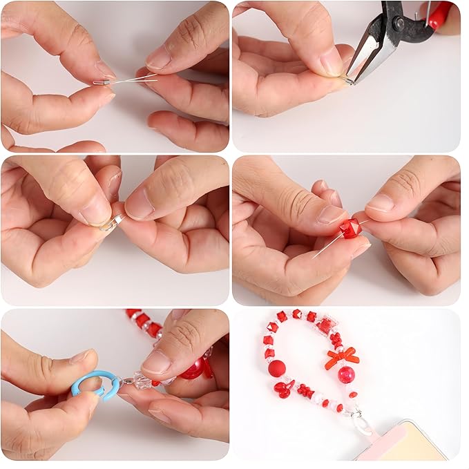 nikkiGuo 6380 PCS Jewelry Making Kit – 24 Colors Seed Beads, 24 Colors Clay, UV Color Changing & Glow Pony, Letter, Mixed Charms, Tools,Gift Box for DIY Bracelets