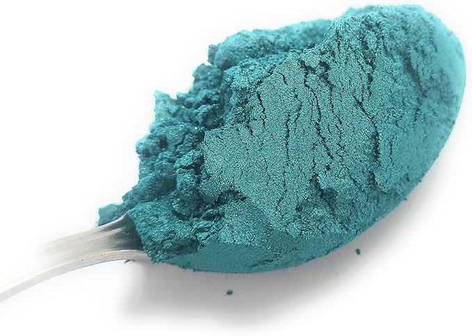 Pearl Mica Powder Pigment Dye - 500 grams (1.1 lbs) - Best Bulk Price for Fine Arts, Crafting, Painting, Bath bomb Soap Candle Slime Jewelry Making, Epoxy Resin, Woodworking (Green AG02)
