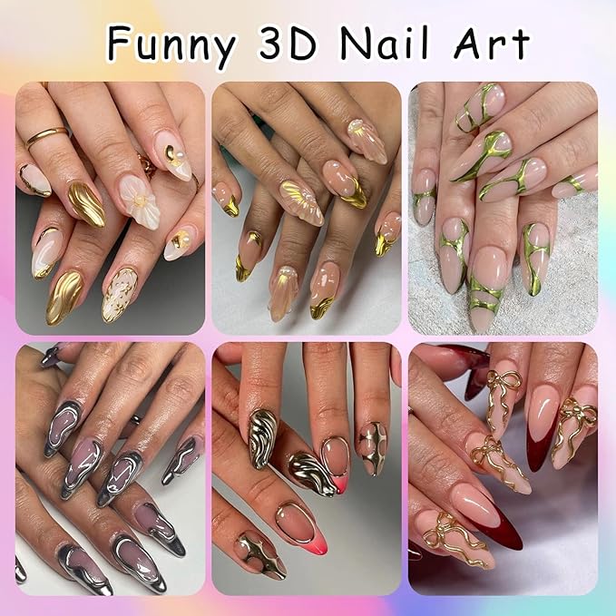 SUTOKAKA 24 Jars Chrome Nail Powder Metallic Mirror Effect Pigment Iridescent Aurora Mermaid Pearl Glitter Dust, Gold Silver Nail Foil Fluorescent Flakes Kit for Resin Craft & Nail Art Decoration