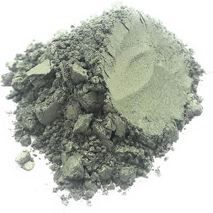 Pearl Mica Powder Pigment Dye - 500 grams (1.1 lbs) - Best Bulk Price for Fine Arts, Crafting, Painting, Bath bomb Soap Candle Slime Jewelry Making, Epoxy Resin, Woodworking (Green AG03)