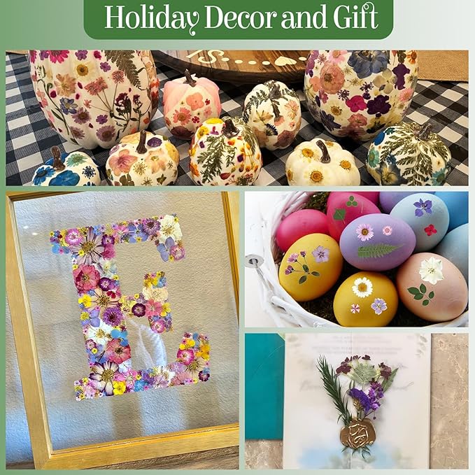 86Pcs Dried Pressed Flowers Leaves for Crafts, Real Natural Dried Leaves Pressed Leaves Bulk Dry Leaves for Resin, DIY Art, Jewelry, Candle & Soap Making, Scrapbook Bookmarks Ideas – Tweezers Included