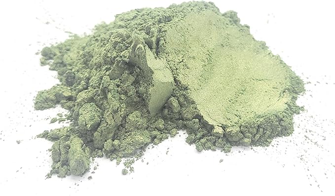 Pearl Mica Powder Pigment Dye - 500 grams (1.1 lbs) - Best Bulk Price for Fine Arts, Crafting, Painting, Bath bomb Soap Candle Slime Jewelry Making, Epoxy Resin, Woodworking (Green AG05)