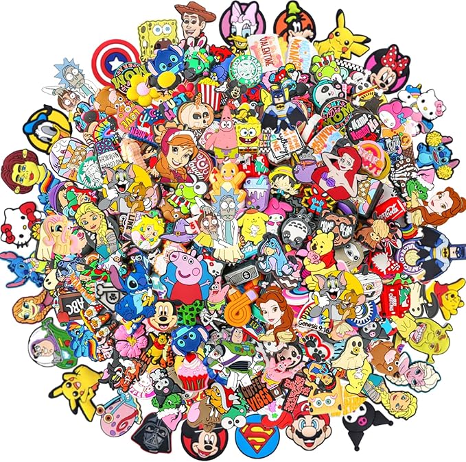 65Pcs Focal Beads for Pens, Random Cute Character Focal Beads for Keychains Making DIY Bracele Jewelry Making, Only Applicable to Adults