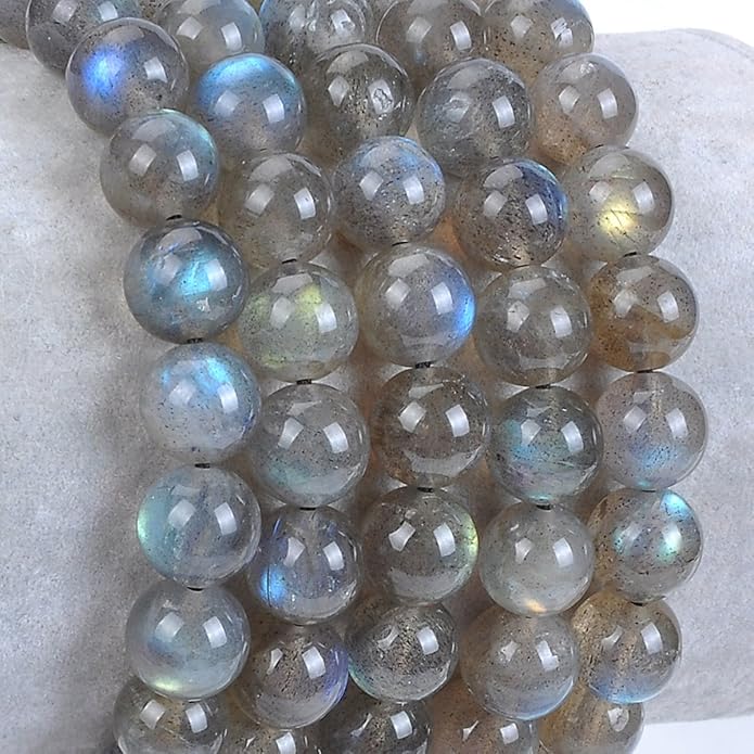 MASSIVE BEADS Natural Healing Power Gemstone Crystal Beads Unisex Adjustable Macrame Bracelets