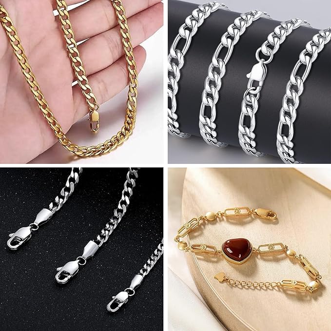 15PCS 18MM Gold Lobster Clasps, 18K PVD Gold Plated 316 Stainless Steel Lobster Claw Clasps Bulk for Necklace Bracelet Jewelry Making DIY Craft