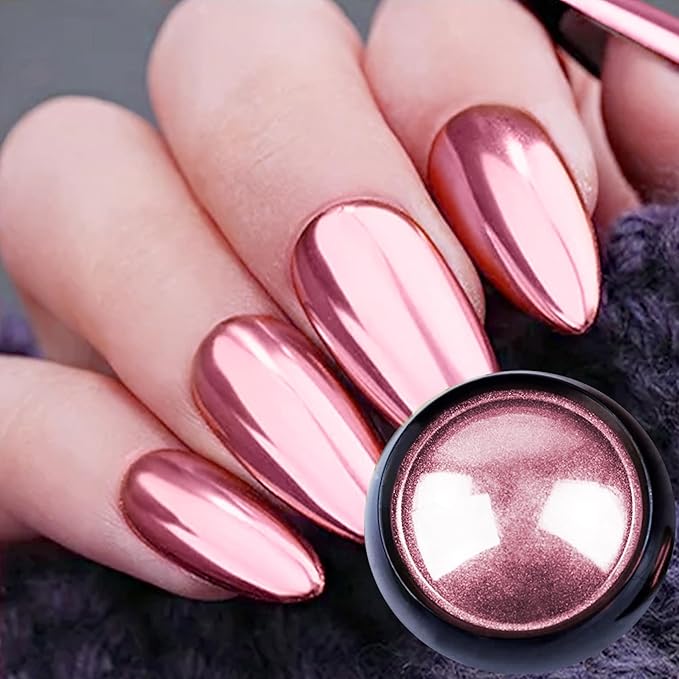 SULLMAR Chrome Nail Powder for Beautiful Mirror Effect Glitter Chrome Powder Get the Polish of Your Dreams with Our Nail Chrome DIY Enthusiasts Powder for Nails (SET C)