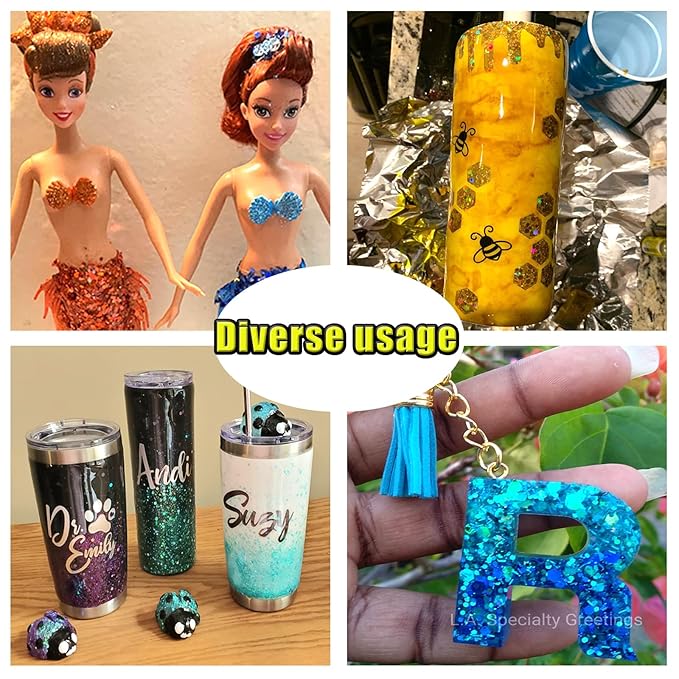 LoveOurHome 12 Colors Aurora Nail Glitter Flakes Iridescent Stars Heart Butterfly Flower Shaped Sequins Confetti Resin Accessories Sticker Acrylic Powder Decor for Nails, Crafts, Resin, Makeup