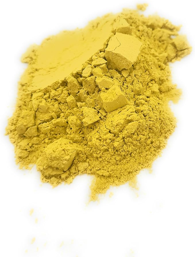 Pearl Mica Powder Pigment Dye - 500 Grams (1.1 lbs) - Best Bulk Price for Fine Arts, Crafting, Painting, Soap Candle Slime Jewelry Making, Epoxy Resin (Yellow AY03)