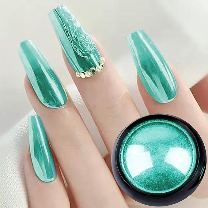 SULLMAR Chrome Nail Powder for Beautiful Mirror Effect Chrome Powder Get the Polish of Your Dreams with Our Nail DIY Enthusiasts Chrome Powder for Nails(SET D)