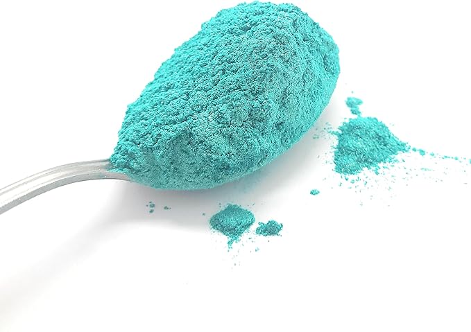 Pearl Mica Powder Pigment Dye - 500 grams (1.1 lbs) - Best Bulk Price for Fine Arts, Crafting, Painting, Bath bomb Soap Candle Slime Jewelry Making, Epoxy Resin, Woodworking (Green AG07)