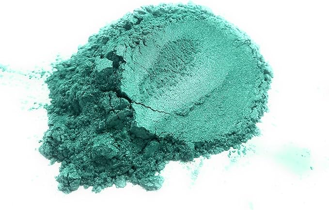Pearl Mica Powder Pigment Dye - 500 grams (1.1 lbs) - Best Bulk Price for Fine Arts, Crafting, Painting, Bath bomb Soap Candle Slime Jewelry Making, Epoxy Resin, Woodworking (Green AG08)