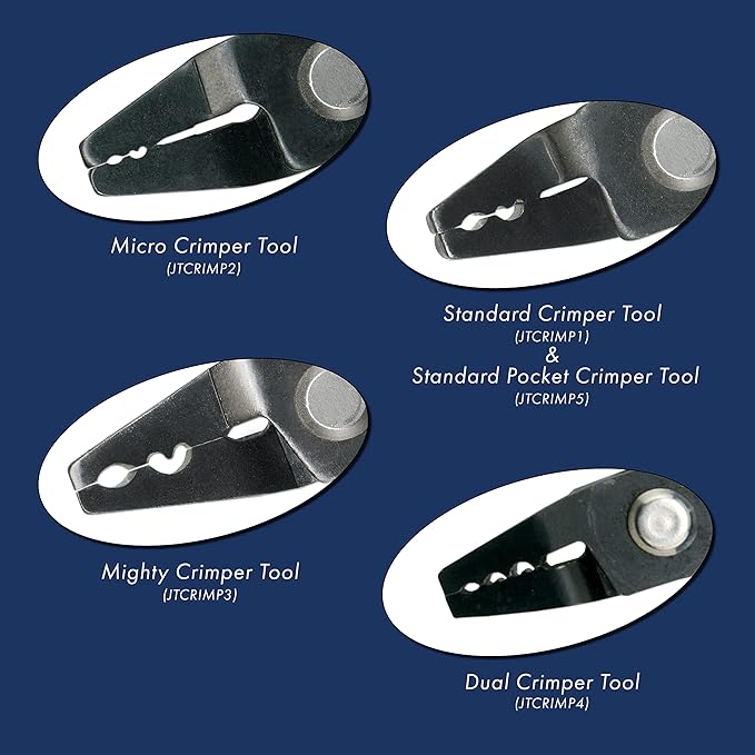 Beadalon Crimp Tool Micro - Fits Crimp Beads #0-1, Crimp Tubes #1, Dark Blue, 5.25 in / 13.3 cm