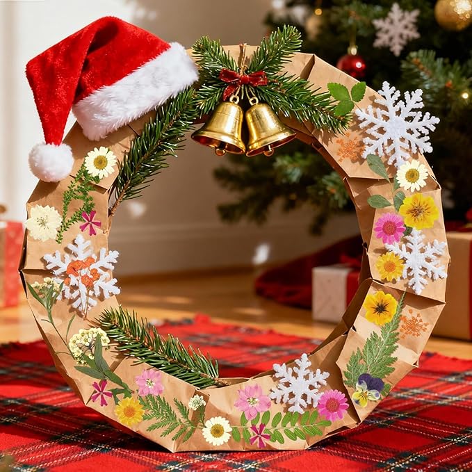 CONVELIFE Dried Flowers for Resin, 68pcs Bulk Real Natural Pressed Flowers for DIY Art Crafts, Epoxy Jewelry, Candle, Soap Making, Nails Decor, Phone Case