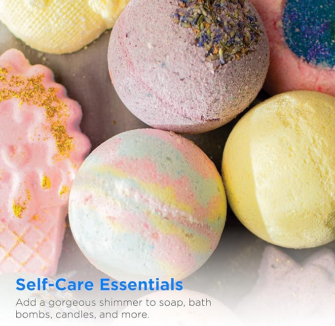 Rolio Premium Mica Powder - Lavender Scent (50G / 1.76oz) - 1 Jar of Purple Pigment Powder for Epoxy Resin, Dye, Soap Making, Nail Polish, Paint, Candle Making, Bath Bombs, Slime