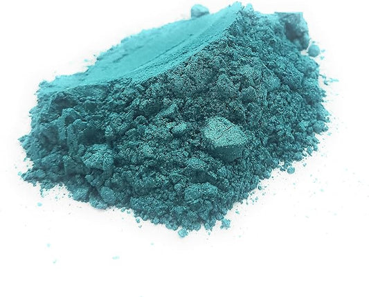 Pearl Mica Powder Pigment Dye - 500 grams (1.1 lbs) - Best Bulk Price for Fine Arts, Crafting, Painting, Bath bomb Soap Candle Slime Jewelry Making, Epoxy Resin, Woodworking (Green AG02)