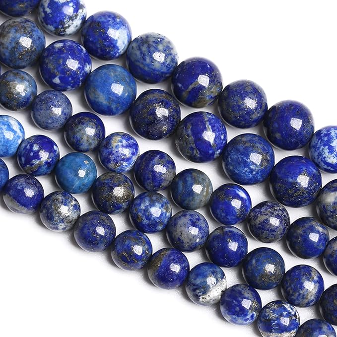 8MM 45PCS Natural Stone Blue Lapis Lazuli A Grade Gemstone Beads for Jewelry Making DIY Bracelet Crystal 1 Strand