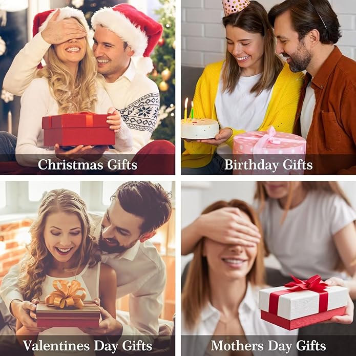 Iefil Valentines Day Gifts for Her - 925 Sterling Silver Birthstone Earrings, Anniversary Birthday Gifts for Women Wife Girlfriend Mom