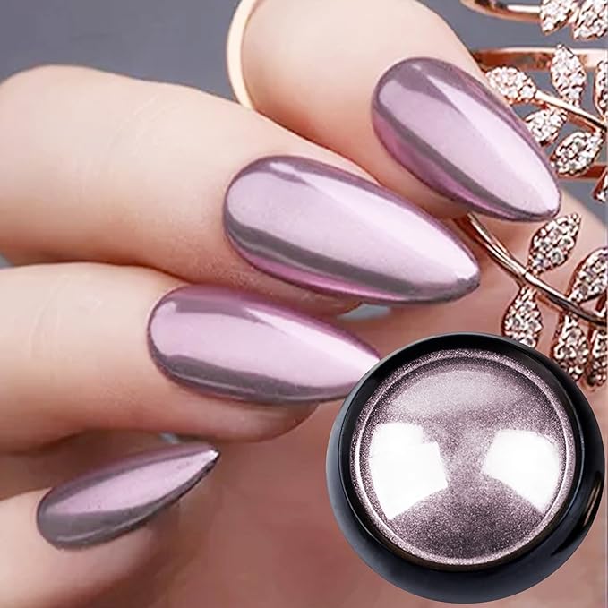 SULLMAR Chrome Nail Powder for Beautiful Mirror Effect Glitter Chrome Powder Get the Polish of Your Dreams with Our Nail Chrome DIY Enthusiasts Powder for Nails (SET C)