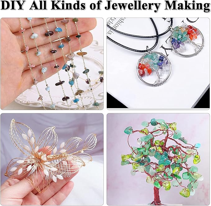 5 Packs Jewelry Pliers Set, Making Tools With Needle/Round/Chain/Bent/Zipper Pliers, Supplies Repair/Cut Kits for Crafting