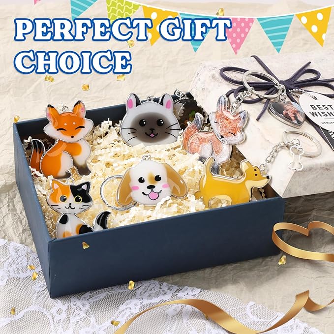 LET'S RESIN Keychain Molds 37Pcs, Silver UV Resin Molds for Beginners, Open Bezel Flower & Animal Molds for Keychain, Jewelry & Pendant Making