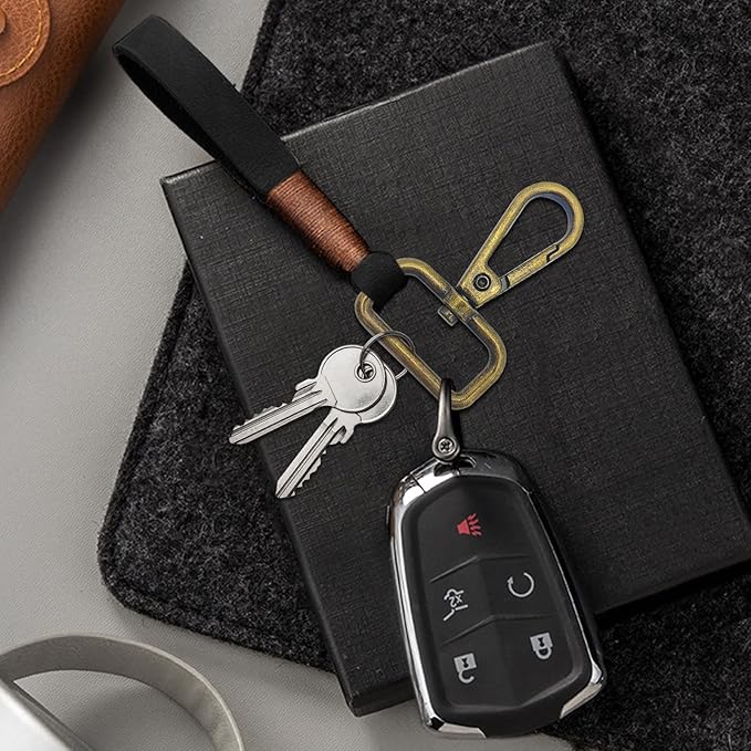 12pcs Swivel Clasps 1" D Ring Lobster Clasp Claw Metal Swivel Snap Hook for Push Gate Snap Hooks Trigger Clips Keychain Lanyard,Jewelry,DIY Crafts Supplies(Antique Bronze, 1inch Inside Diameter)