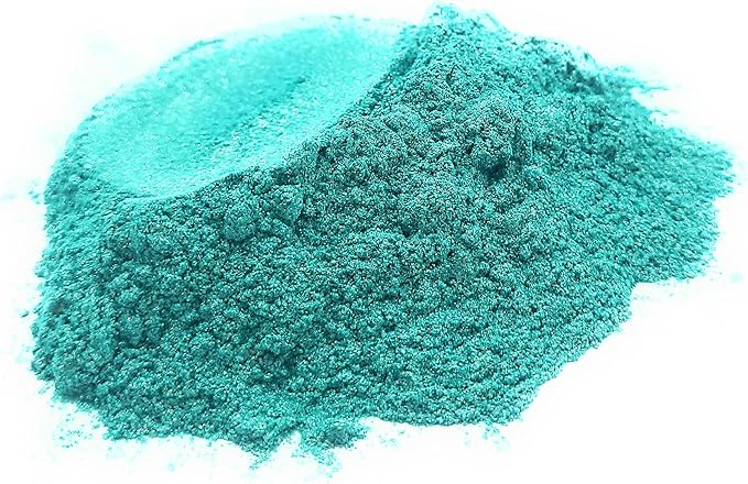 Pearl Mica Powder Pigment Dye - 500 grams (1.1 lbs) - Best Bulk Price for Fine Arts, Crafting, Painting, Bath bomb Soap Candle Slime Jewelry Making, Epoxy Resin, Woodworking (Green AG07)