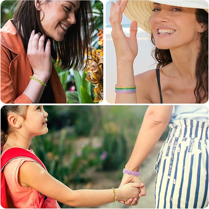 Funtopia Seed Beads for Bracelets, 4mm Uniform Glass Seed Beads for Jewelry Making, 39 Colors 3900pcs Small Tiny Bead Bracelet Making Kit with Tutorial for DIY Art Jewelry Making