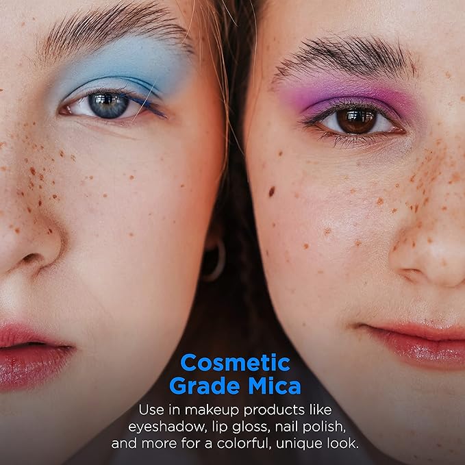 Rolio Premium Mica Powder - Lilac (50G / 1.76oz) - 1 Jar of Purple Pigment Powder for Epoxy Resin, Dye, Soap Making, Nail Polish, Paint, Candle Making, Bath Bombs, Slime