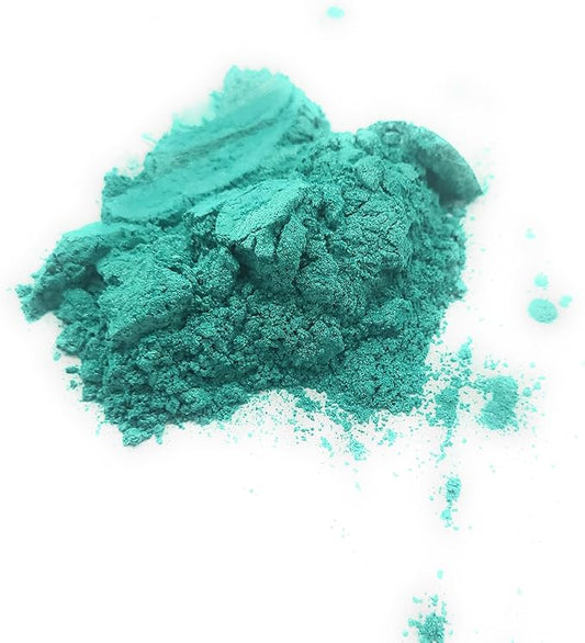 Pearl Mica Powder Pigment Dye - 500 grams (1.1 lbs) - Best Bulk Price for Fine Arts, Crafting, Painting, Bath bomb Soap Candle Slime Jewelry Making, Epoxy Resin, Woodworking (Green AG22)