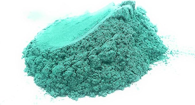 Pearl Mica Powder Pigment Dye - 500 grams (1.1 lbs) - Best Bulk Price for Fine Arts, Crafting, Painting, Bath bomb Soap Candle Slime Jewelry Making, Epoxy Resin, Woodworking (Green AG08)