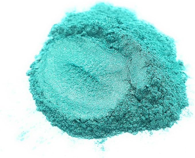 Pearl Mica Powder Pigment Dye - 500 grams (1.1 lbs) - Best Bulk Price for Fine Arts, Crafting, Painting, Bath bomb Soap Candle Slime Jewelry Making, Epoxy Resin, Woodworking (Green AG07)