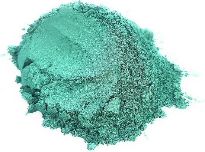 Pearl Mica Powder Pigment Dye - 500 grams (1.1 lbs) - Best Bulk Price for Fine Arts, Crafting, Painting, Bath bomb Soap Candle Slime Jewelry Making, Epoxy Resin, Woodworking (Green AG11)