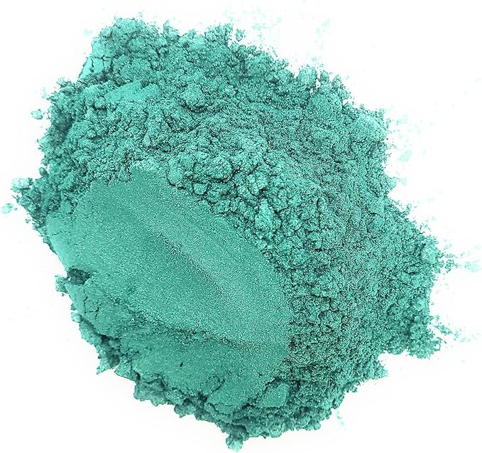 Pearl Mica Powder Pigment Dye - 500 grams (1.1 lbs) - Best Bulk Price for Fine Arts, Crafting, Painting, Bath bomb Soap Candle Slime Jewelry Making, Epoxy Resin, Woodworking (Green AG11)