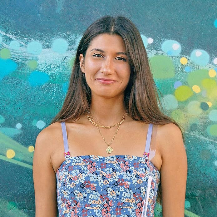 Aobei Pearl 18K Gold Plated Paperclip Chain Choker Satellite Chain Freshwater Cultured Biwa Pearl Pendant Necklace Dainty Jewelry for Women