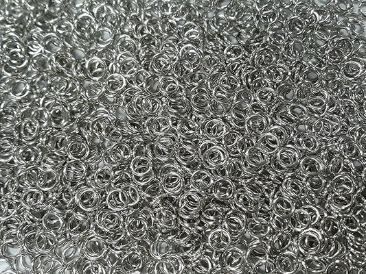 1 Pound Bright Aluminum Chainmail Jump Rings 16G 1/4" ID (3600+ Rings)