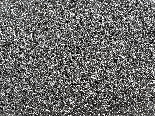 1/2 Pound Bright Aluminum Chainmail Jump Rings 20G 3/16" ID (6600+ Rings)