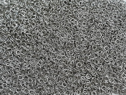 1/2 Pound Bright Aluminum Chainmail Jump Rings 18G 5/32" ID (4800+ Rings)